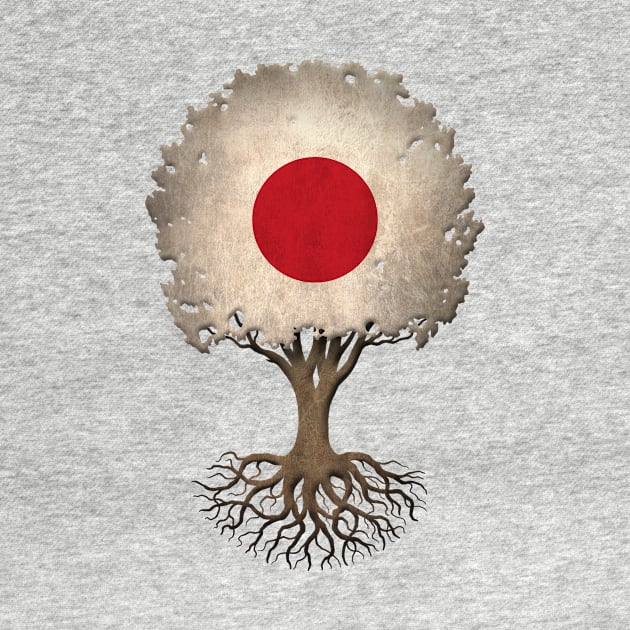 Tree of Life with Japanese Flag by jeffbartels